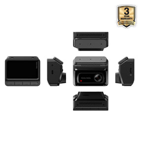 Ferrari - Road Angel Halo Elite 4K (2160p) & 1K (1080p) Dual Dash Cam With Sony Starvis 2 Enhanced Night Vision Video Technology!- With 256GB SD Card & Hardwiring Kit Bundle