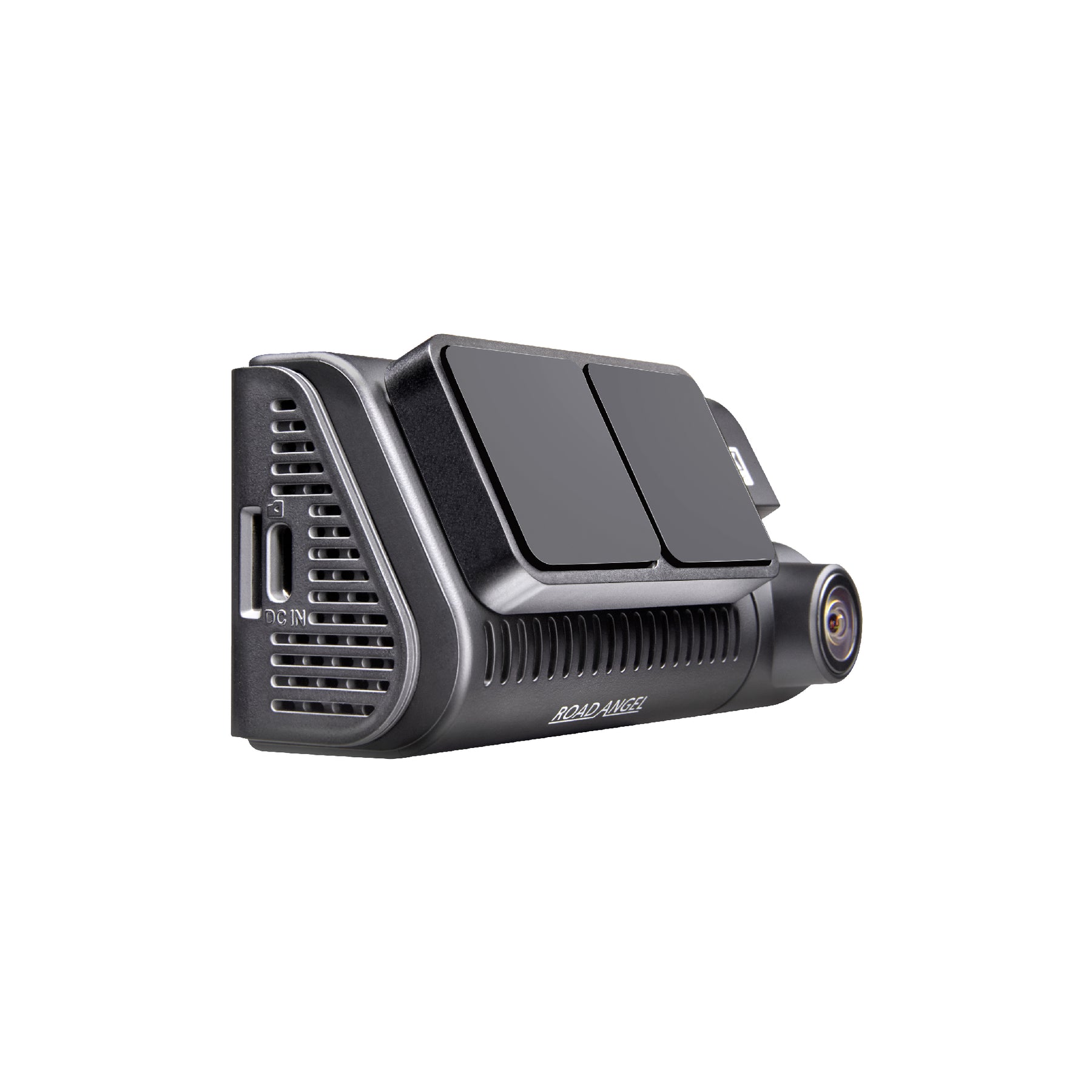 Clear - Road Angel Halo Ultima 4K Dual Dash Cam With 128GB SD Card And Hardwiring Kit