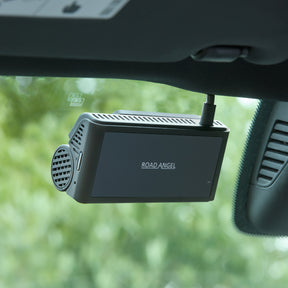 Clear - Road Angel Halo Ultima 4K Dual Dash Cam With 128GB SD Card And Hardwiring Kit