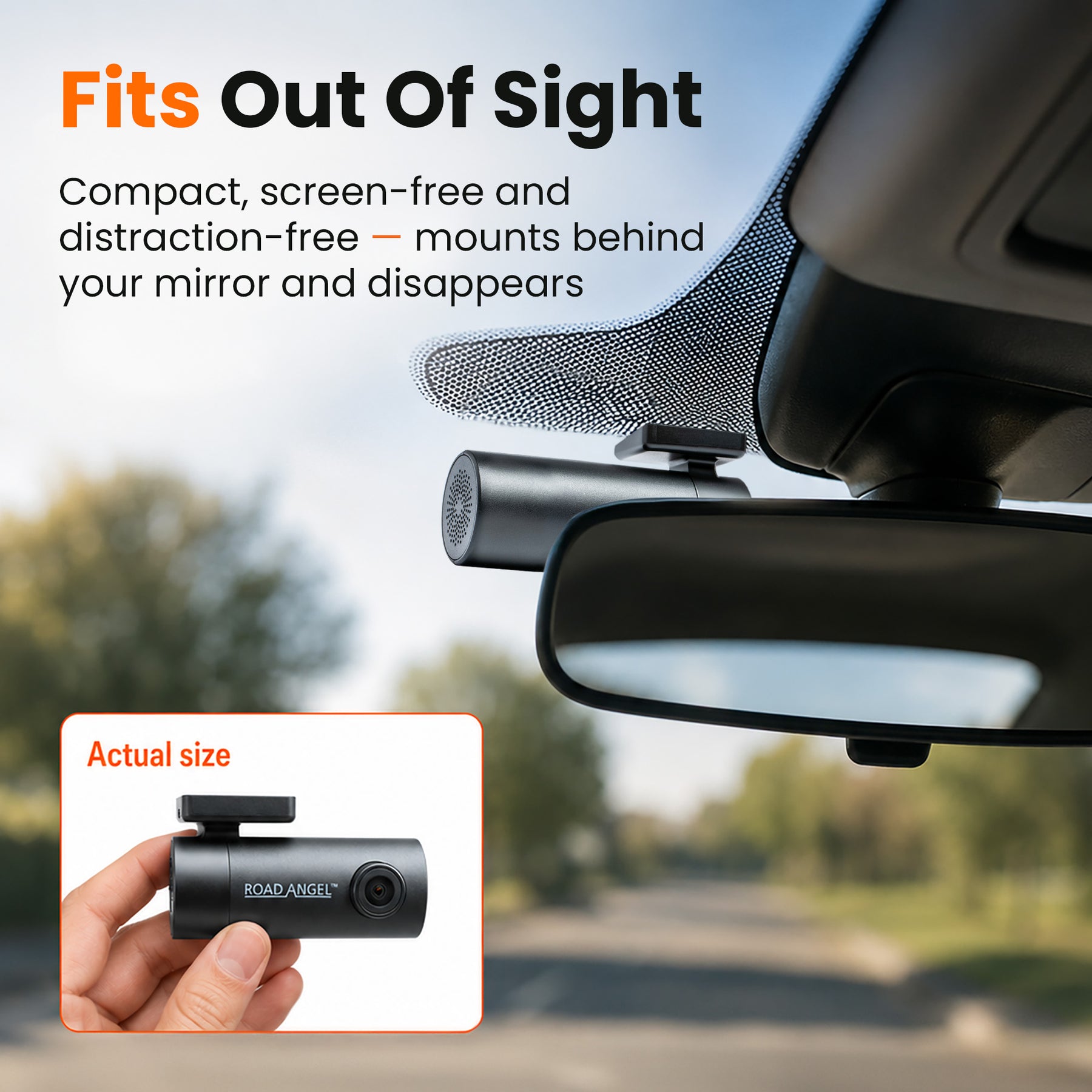 Allianz Exclusive – Road Angel Halo Go 2 1296p HD Dash Cam with 64GB SD Card & Night Vision